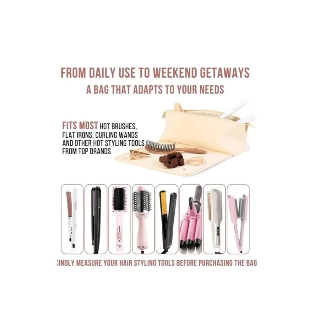 Hair Tools Travel Bag and Heat Resistant Mat (Damaged Box)